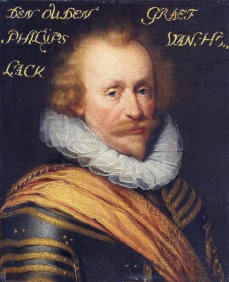 Jan Antonisz. van Ravesteyn Portrait of Philips, count of Hohenlohe zu Langenburg. Spain oil painting art